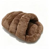 Warm Cat Sleeping Bag Thickened Pet Sofa Bed Universal Semi-enclosed Pet Nest  Indoor XL ruda