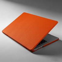 Originalios odos dėklas MacBook Pro 14 16 colių 2026 M5 M4 Air 13.6 15.3 colių M3 M2 verslo plonas prabangus smūgiams atsparus apsauginis dangtelis pro 13inch a2251 a2289 orange