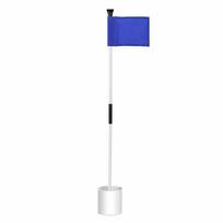 Putting Green Flagstick High-Visibility Detachable Two-Section Golf Flag Pole