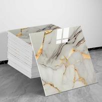 Self-Adhesive Waterproof Imitation Tile Wallpaper: Marble Wall Sticker for Bathroom & Kitchen Renovation 30cm x 30cm