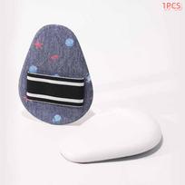 Extra Large Lotion Sunscreen Ointment Applicator Soft Leather Surface Puff Body Cleaner Shower Brush Sunscreen Applicator A1 gray