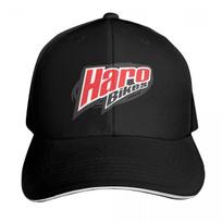 Haro Bikes Baseball Cap Streetwear Hip Hop Trendy Vintage Retro Embroidered Lightweight Packable black