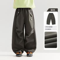 Boys Casual Straight Leg Waterproof Pants For Big Kids Spring Autumn 150cm