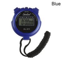 Running Fitness Digital Display Sports Stopwatch Timer Memory Stopwatch Stopwatch Electronic Timer mėlyna