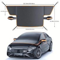 Car Windshield Snow Cover Magnetic Auto Frost Guard Shade Winter Ice Protector Oxford Fabric Exterior Cover with Rearview Mirror Covers 1pc car snow cover