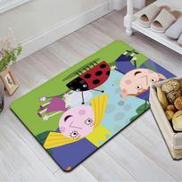Books and Ben & Holly's Little Kingdom Rug Floor Mat for Living Room or Bedroom Soft and Comfortable Carpet a Gift for Birthday and Holiday.NFF0928402 40x60cm( 15x23in )