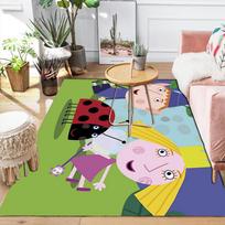 Books and Ben & Holly's Little Kingdom Rug Floor Mat for Living Room or Bedroom Soft and Comfortable Carpet a Gift for Birthday and Holiday.NFF0928402 80x120cm( 31x47in)
