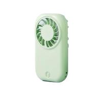 5-Speed Wind Mini Handheld Fan 1200mAh Battery USB Rechargeable Fan High-speed Fan  Outdoor Use žalia