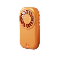 5-Speed Wind Mini Handheld Fan 1200mAh Battery USB Rechargeable Fan High-speed Fan  Outdoor Use oranžinė
