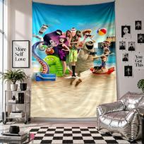 Sieninė gobelenas Hotel Transylvania Menas Kabantis audinys Dekoratyvinis fonas Kambario dekoravimui 100cmx150cm