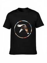Aphex Twin Logo Collage T-Shirt XL juoda