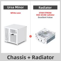 Mini ITX NAS Case 4 Bay 9.9L Compact Server Chassis Support SFX SFX-L Power Supply Home Storage Case
