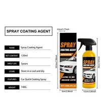 111ml Car Coating Wax Car Body Polish Spray Paint Hydrophobic Agent Shine Protection Repair Agent Glass Cleaner Spray