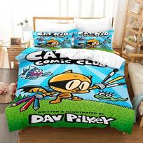3D Spausdinti Komiksai DOG MAN Lovos Patalynės Komplektas Viengulis Twin Dvigulis Queen King Cal King Dydžio Lova Patalynės Komplektas 70x133cm black