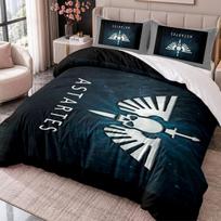Warhammer 40K 3Pcs Bedding Set Duvet Cover With Two Pillowcases For Bedroom Home Decoration 140cmx210cm
