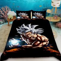 Kids Duvet Cover Dragon Ball Goku Cartoon Bedding Set Quilt Cover Twin King Dormitory Bedroom Home Decor 135×200cm