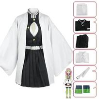 Anime Slachte Cosplay Kostuum Mitsuri Kanroji Kimono Uniform Saias Halloween Kleding XXL white