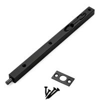 Concealed Door Bolt, 304 Steel Mortise Slide Bolt for Recessed Entry, Interior Wood and Utility Door Hardware Use 12 inch