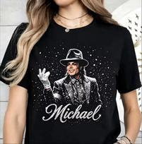Michael Jackson Marškinėliai Poros Drabužiai MJ Gerbėjo Dovana 2026 Vasara Vyriški Moteriški Medvilniniai Marškinėliai Sportiniai Marškinėliai Y2k Stiliaus Streetwear 3XL gray