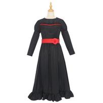 Helovino Siaubo Filmas Conjuring Visatos Serija Annabelle Lėlė Vaiduoklio Lėlė Cosplay Kostiumas XXL black