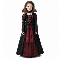 Halloween Vampire Baroness Costume Kids Cosplay Party Stage Performance Outfit L 120-130
