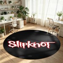 Slipknot Printed Round Crystal Velvet Rug Soft Non Slip Floor Carpet For Bedroom Holiday Gift 120cmx120cm