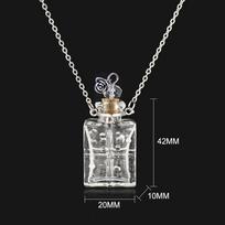 Openable Pendant Necklace Glaze Vial Mini Bottle Necklace  Anniversary Gifts 26
