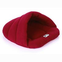 Cozy Cat Dog House Puppy Cave Pet Sleeping Bed With Super Soft Plush Surface S vyno raudonos spalvos