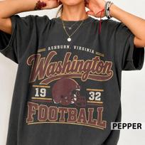 Washington Football Vintage Retro Shirt Fan Gift Game Day Sunday Tee XXXXL brown