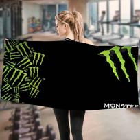 M-MonsterES-Fashion-E-Energys Big Microfiber Beach Towels Quick Dry Towel Sand Beach Towels Pool Towel for Travel Swim Pool Yoga 30x30cm gray