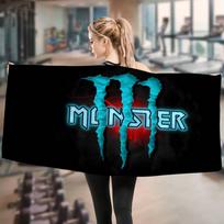M-MonsterES-Fashion-E-Energys Big Microfiber Beach Towels Quick Dry Towel Sand Beach Towels Pool Towel for Travel Swim Pool Yoga 30x60cm