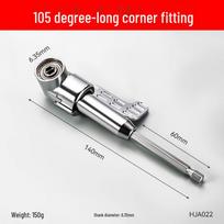 Universal 90° Electric Drill Angle Adapter & Screwdriver Extension