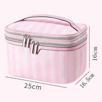 Large Capacity Handheld Makeup Bag Portable Minimalist Style Cosmetic Storage Bag Oxford Cloth Travel Design Wash Bags