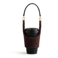 Plush Tea Cup Bag Adjustable Drink Sleeve Holder Handheld Coffee Cup Covers  Milk Tea ruda