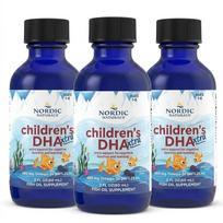 Nordic Naturals Vaikams skirtas DHA Xtra skystis, Uogų skonio, 60 ml (1–6 metų amžiaus) 3pack