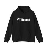 Bobcat Logo Retro Equipment Graphic ReprintHoodie XL black