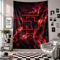 Rammstein Wall Tapestry Home Decor Wall Hanging Cloth for Bedroom Living Room Background 100cmx150cm