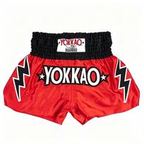 YOKKAO Muay Thai Shorts Boxing MMA Martial Arts Training Competition Men Women 2XL 160-180 raudona