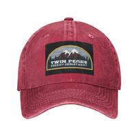 Twin Peaks Red Room Denim Cap Casual Baseball Caps Adjustable Hat Summer Unisex Baseball Hats black