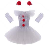 Nuotakos Mergaitės Ragana Tutu Suknelė Mergaitėms Helovino Cosplay Suknelė Kostiumas Šmėkla Vestidos Karnavalo Šventinė Suknelė 2-12 Metams 2-3Y(S) gray