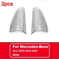 Skirta Mercedes Benz Durų Garsiakalbių Dangteliai W213 W205 X253 GLC E C Klasė A Stulpelis Nerūdijantis Plienas Matinis Blizgus Interjero Aksesuarai gray