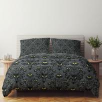 Halloween Print Haunted Mansion Bedding Set Ghosts and spirits Pattern Duvet Cover Set with Zipper Pillowcase Customizable size 100x135cm-2pcs