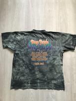 Vintage Deep Purple Tie Die Europe 2002 Tour Band Size L L gray