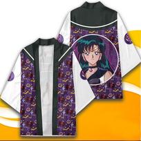 Sailor Moon Anime Haori Kimono Jacket Set - Bathrobe & Pajamas 5XL black