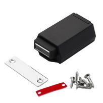Strong Metal Push to Open Drawer Slide No Handle Required Press Release Runner set for Kitchen Cabinet Bathroom Wardrobe