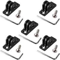CNC Aluminum Alloy Flat Base Mount for GoPro Hero Insta360 DJI SJCAM AKASO Action Camera Motorcycle Bike Helmet Bracket Holder