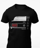 1970 Ford Mustang Mach 1 Short-Sleeve Unisex T-Shirt L black