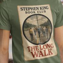 The Long Walk T-shirt (Targeted Edition), Stephen King Book Club Shirt for The Long Walk, Gift for Richard Bachman Fan 100 black