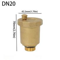 Automatic Operation Air Vent Valve Brass Material Solar Water Heater Valve  HVAC Systems DN20