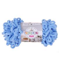 Multi-color Finger Circle Yarn 100g/Roll Hand Knitting Yarn Finger Loop Yarn  Scarf Knitting Style 18 gray